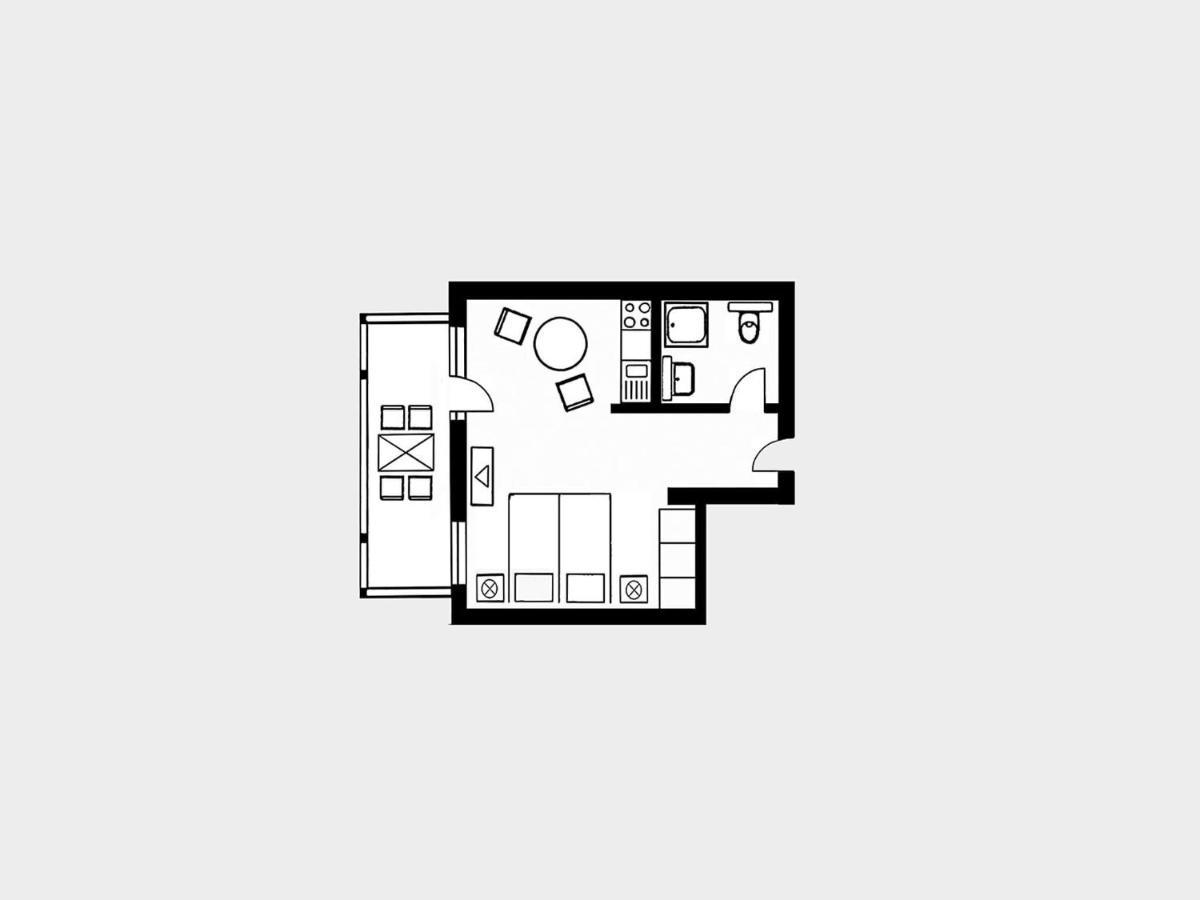 Strandvillen Binz - 1-Raum-Ferienwohnung Mit Balkon Sv-554 Exterior photo
